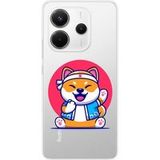 Xiaomi Siliconen hoesje - Compatibel met Xiaomi Redmi Note 14 4G - ontwerp shiba ninja