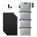 Zendure SolarFlow 2400 Pro - SolarFlow 2400 Pro + Smart Meter D0 (2,4 kWh) / 3*AB3000L (8,64 kWh) / 4*450W Bifacial (2340Wp Max)