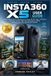 INSTA360 X5 USER GUIDE: The Complete Step-by-Step Manual for Setup, 8K 360° Video, InstaFrame, PureVideo, Invisible Selfie Stick, Reframing, AI Editing, Troubleshooting, Tips, and Advanced Features