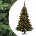 vidaXL Kunstkerstboom met kerstbal 150 cm 150 LED's Warmwit