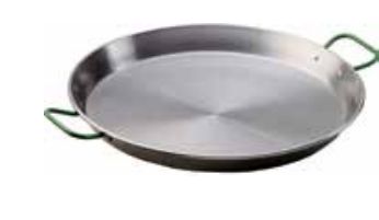 Garcima Paella Pan - 46 cm - Stainless Steel - Round