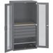 BOTT Kast Cubio mini-werkplaats 1 legbord met transparant deuren