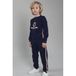 TYGO & vito sweater met print - donkerblauw