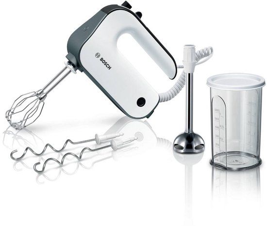 Bosch MFQ49700 Hand Mixer - 850W - Black/White