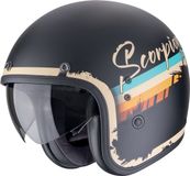 Scorpion Belfast Evo Adonis Zwart Beige Jethelm - Helm