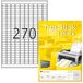 TOP STICK universele etiketten, 17,8 x 10 mm, wit, 100 vel