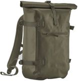 Quadra Waterproof Rugzak met Ritsvak aan de Voorkant, Verborgen Groen