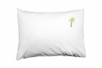Bona Basics, Decoratieve kussenhoes, Huisdecoratie, voor bank, cafetaria, Afmeting: 50x35 cm, Kleur: Wit