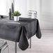 DOUCEUR D'INTERIEUR Tafelkleed Luxe Kosmo - 240x150 cm - Rechthoekig - Polyester - Zwart