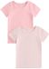 Next - Meisjes - Set van 2 hemdjes met korte mouwen - Roze