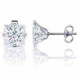 LGT JWLS LGT Jewels Stud oorbellen Edelstaal Classic Transparent 4mm