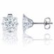 LGT JWLS LGT Jewels Stud oorbellen Edelstaal Classic Transparent 4mm