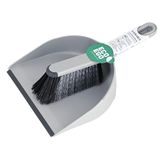 ECO EGO U-Collect Schop en Handveger Set - Stof en Kruimelvanger - Grijs-Zwart - U-Collect