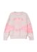 s.Oliver Sweat-shirt surdimensionné avec effet batik, Rose délicat, 116-122