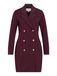 VILA Robe 'CLARA' vin rouge
