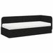 vidaXL Hoek Bed Frame Zwart Stof 80 x 200 cm