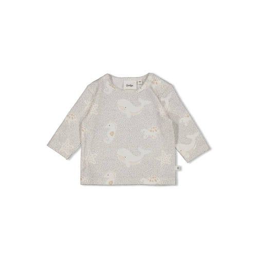 Feetje longsleeve Sea Sweeties grijs/offwhite