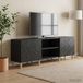 Maison Exclusive - Meuble TV, 150 x 31 x 50 cm, Bois Noir