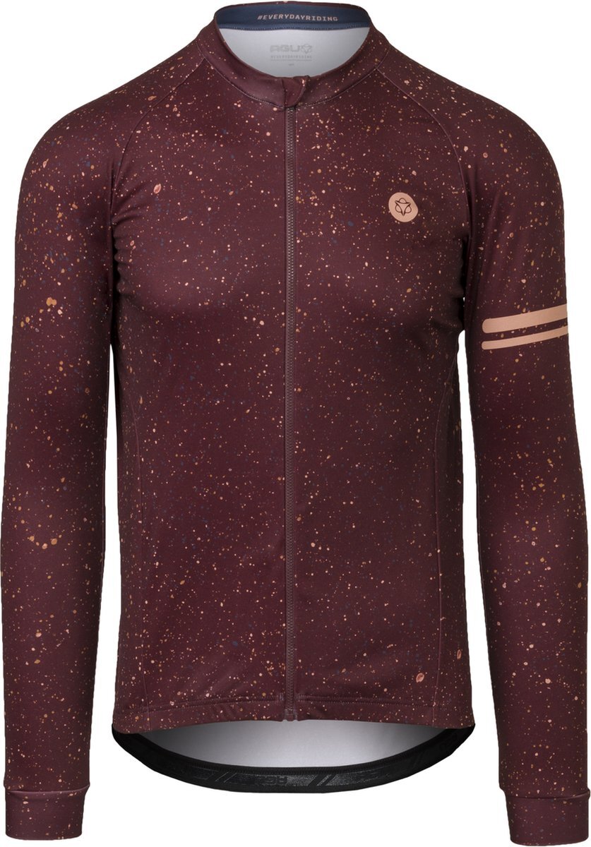 AGU Splatter Fietsshirt Lange Mouwen Trend Heren - Modica - S