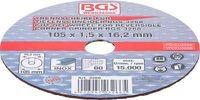 BGS Doorslijpschijf voor BGS doorslijpmachine Ø 105 x 1,5 x 16,2 mm