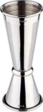 APS Cocktail dubbele maat van roestvrij staal, ø4xh11 cm, set van 2 stuks