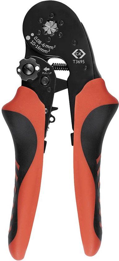 C.K T3695 T3695 Krimp- en striptang Adereindhulzen 0.08 tot 16 mm²