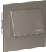 LEDIX Zamel LED-wandinbouwlamp Navi 11-221-22 0.42W Warmwit Staal