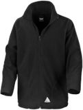 Result Youth Microfleece Jacket RT114Y - Black - L (10-12)