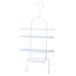 MSV doucheplank, metaal, wit, 53 x 25 x 10,6 cm