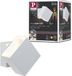 Paulmann Cybo LED - 2x3W - 230V - IP65 - Blanc - Carré 100x100mm
