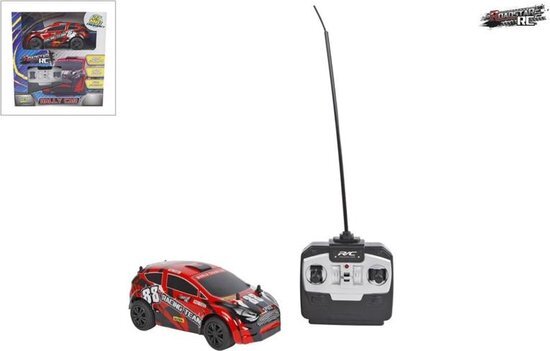 Roadstar RC rallyauto 88 full function 1:28 27MHZ 14cm met afstandsbediening