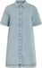 VILA VINUS 2/4 SLEEVE DENIM DRESS - NOOS - Dames - Mini jurken - S - Katoen - Polyester - Elastaan - Kort - Herfst/Winter - Jurk - Volwassenen - Light Blue Denim - Knopen