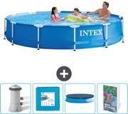 Intex Rond Frame Zwembad - 366 x 76 cm - Blauw