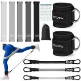 Set de 12 bandes de résistance pour fitness et yoga