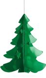 Merkloos / Sans marque Fest-Dekor Gmbh Kerstdecoratie Hangdecoratie kerstboom Groen Papier 35 cm