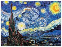 Artopweb TW17984 Van Gogh - Starry Night decoratieve panelen, meerkleurig, 80x60 cm