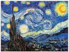 Artopweb TW17984 Van Gogh - Starry Night decoratieve panelen, meerkleurig, 80x60 cm