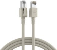 EFB Elektronik RJ45 Patchkabel S/FTP, Cat.6, VC LED, 2,00m, grau