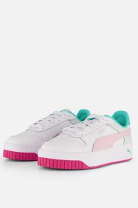 Puma Carina Street Sneakers Dames Wit Leer