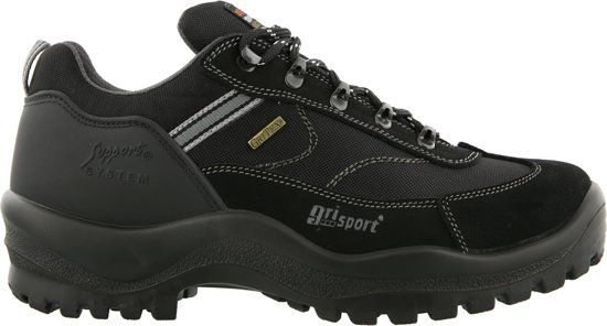 Grisport Torino Low Wandelschoenen - Unisex - Zwart - 8718191032985
