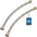 KOTARBAU® 2 pièces - Tuyau de raccordement flexible 1/2"x3/8" - Tuyau de raccordement sanitaire 30 cm
