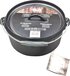 Cast Iron Dutch Oven - 25cm - 4L - Black - Cast Iron - With Lid