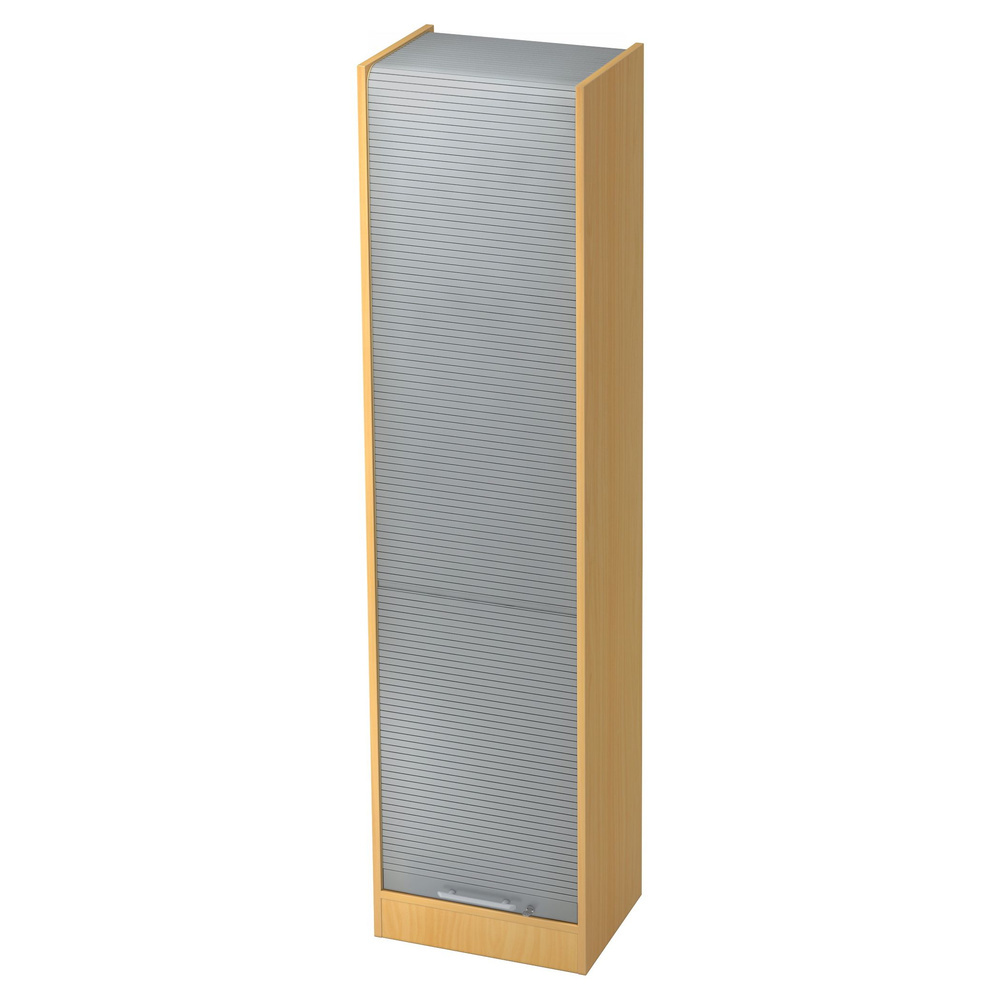 hjh OFFICE PRO Wandkast | Beuken/Zilver | 50 x 40 x 200,4 cm | Signa R50 RE