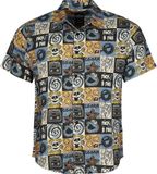 Sesame Street Heren Hawaii Shirt met korte mouwen - Cookie Monster - Krümelmonster - meerkleurig - L