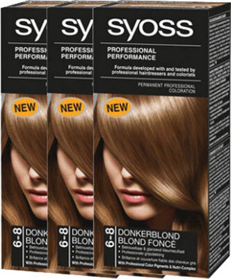 Syoss Colors Cream 6-8 Donker Blond Voordeelverpakking