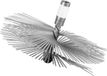 KOVO.B Brosse de cheminée ComRourST, 150 mm, INOX, pour cannes de ramonage
