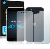 Savvies Screenprotector voor Apple iPhone SE 3 2022 (Voor+Achter) - Folie Beschermfolie transparant 6 Stuks