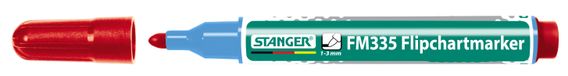 Stanger 713002 markeerstift 10 stuk(s) Kogelpunt Rood