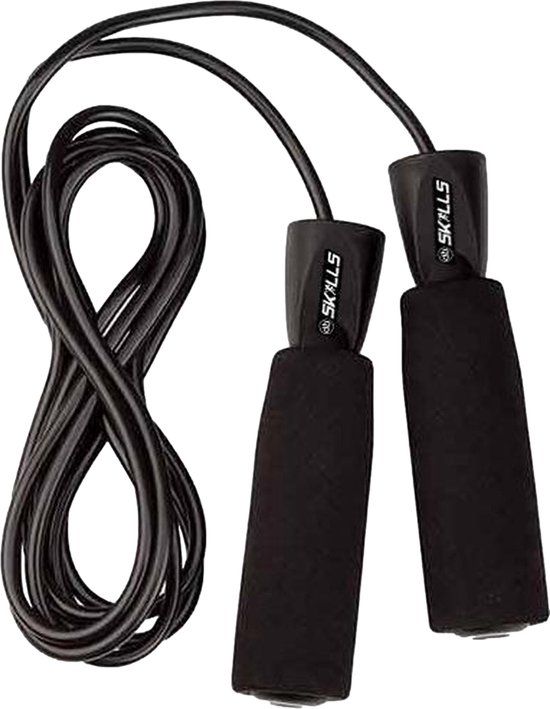DE Ballenzaak db SKILLS Springtouw - Zwart - 250cm - PVC - Sport Touw - Fitness Touw