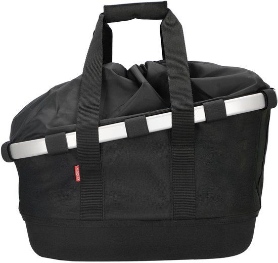 Klickfix Fietsmand GT Black voor Racktime - Zwart - Achter - Polyester